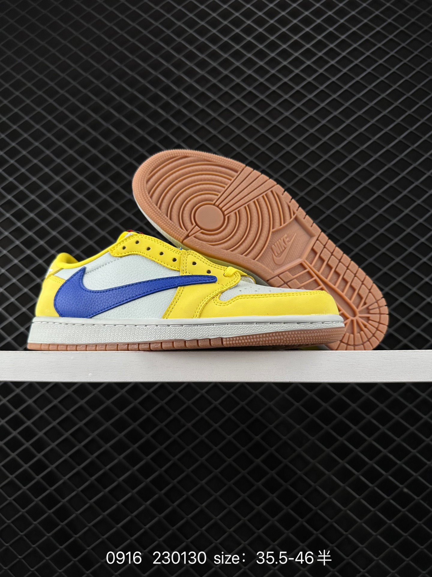 fragment design x Travis Scott x Nike Air Jordan 1 Low OG SP”Black/Green Toe“